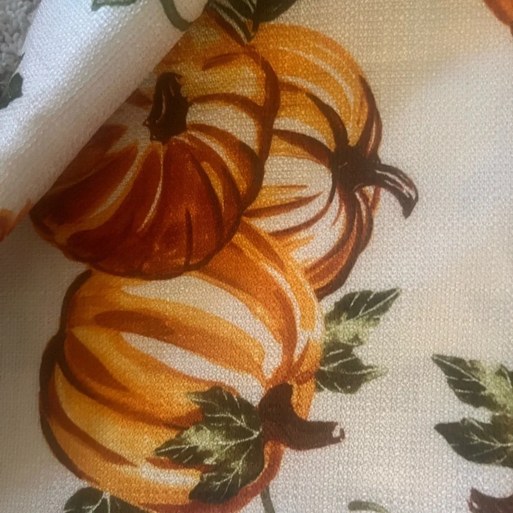 Autumn Pumpkin Print Fabric